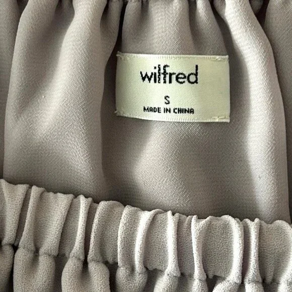 Wilfred Mauve Mini Dress Neuchatel Off Shoulder Sz S - Picture 8 of 10